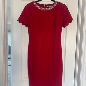 Karl Lagerfeld red dress